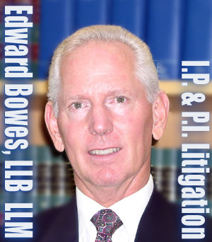 Edward Bowes, Associatel with Thompson Cooper aka Barrigars, has background in Trademark and Intellectual Property law disputes