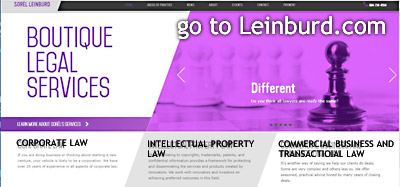 Click to LEINBURD.COM Sorel Leinburd's website on his Corporate-Intellectual Property and Commercial transactions Boutique firm based in Vancouver, BC