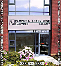 Office building owned by Real Estate and Full Service Law Firm  on Henning Drive in Burnaby,