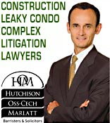 Lorenzo Oss-Cech, BSc LLB, construction law litigator - was involved in one of the first large leaky condo law suits in Victoria, fluent in Italian, French & some Spanish - CLICK FOR CONTACT INFO