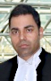 Ferhad Sean Amiri, JD in robes at BC Supreme Court